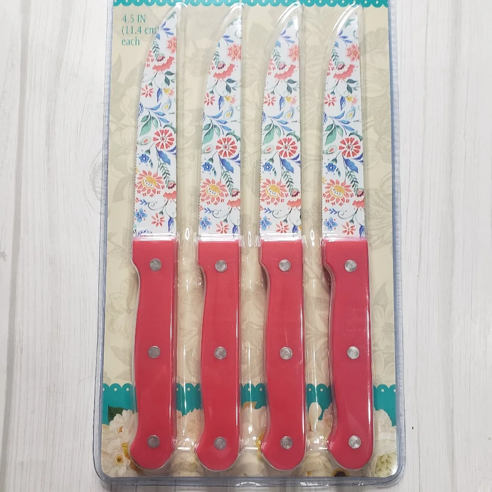 Pioneer Woman Mazie Steak Knife Set